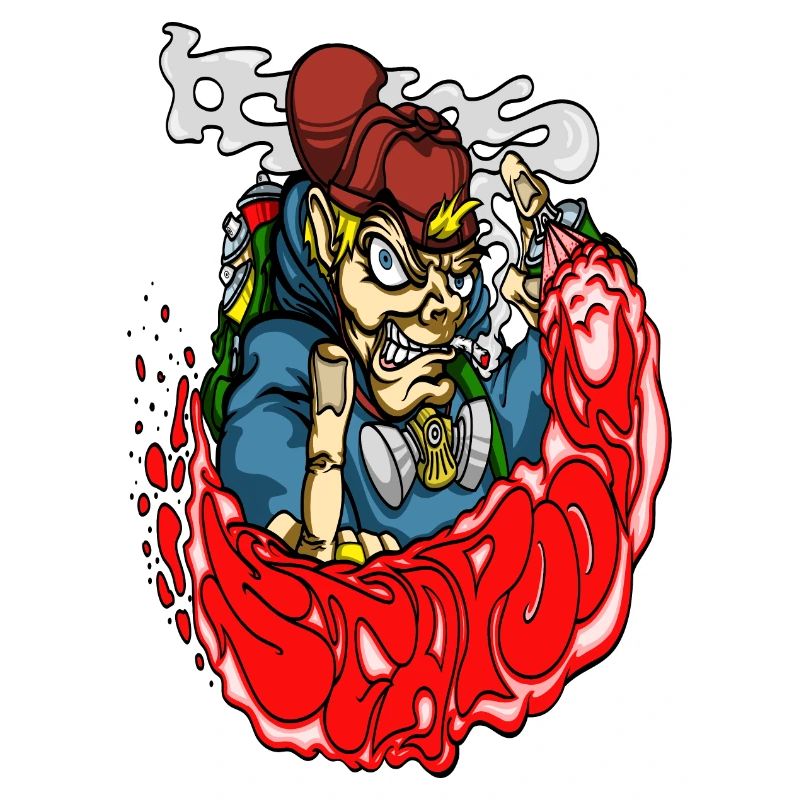 Stapooa III Hip Hop Graffiti Street Art Tees