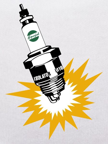 Zündkerzen Werbung DDR Retro