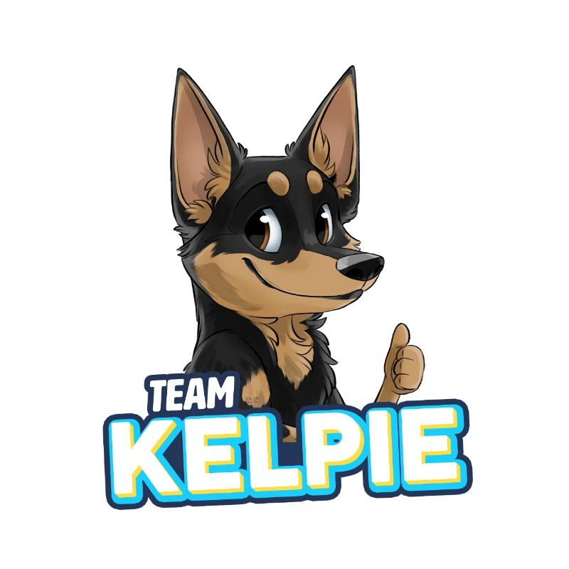 EAM Kelpie - Schwarz & Hellbraun