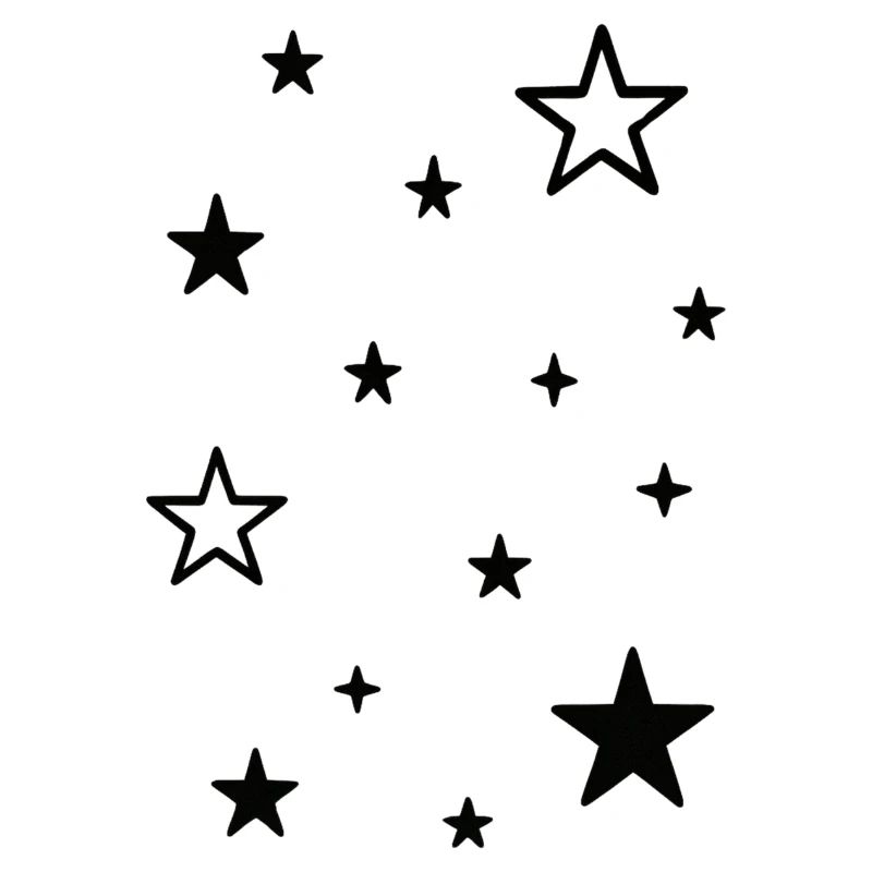 Sternenstreu Muster Design