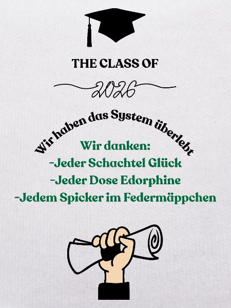 Schulabschluss Design 2026