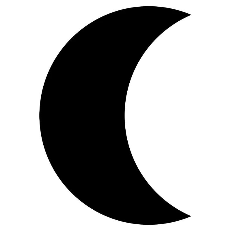 Crescent moon