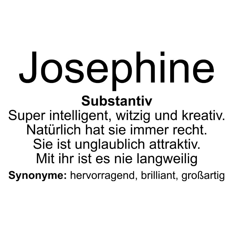 Nom Définition Joséphine