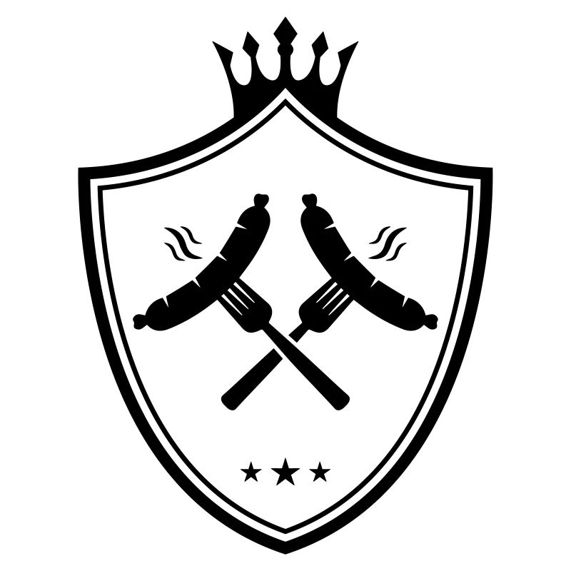 bratwurst symbole blason saucisse currywurst