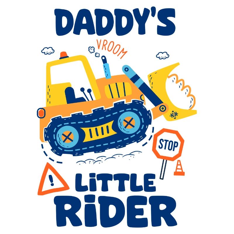 Little Daddy Pilot Baby Bulldozer Construction Machinery