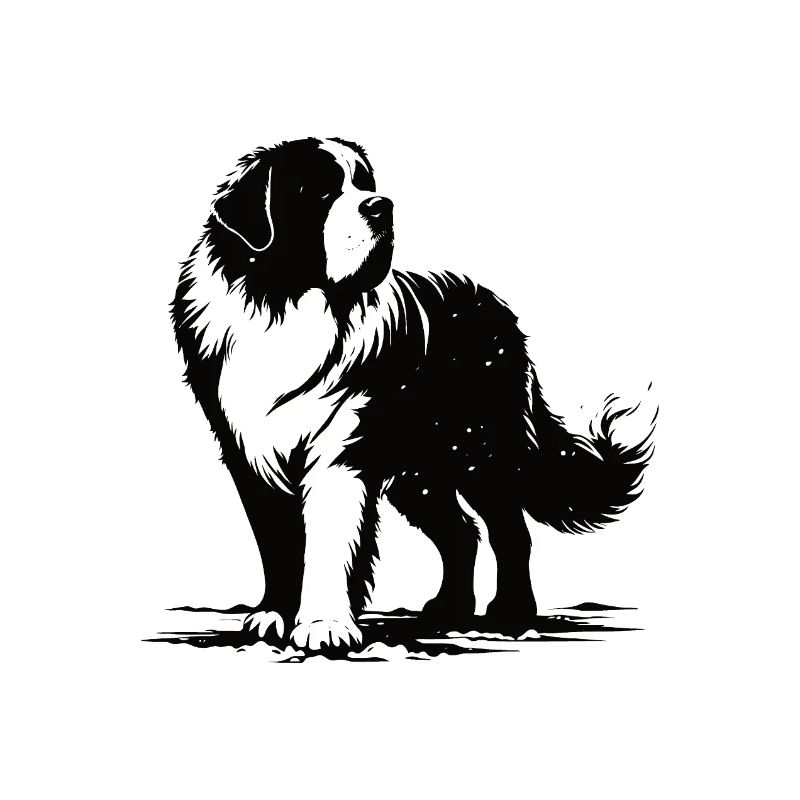 St. Bernard Design – Gentil géant avec cœur