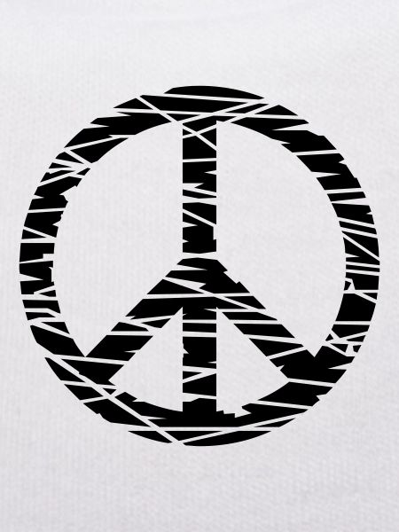 Frieden / peace (grunge, 1c)