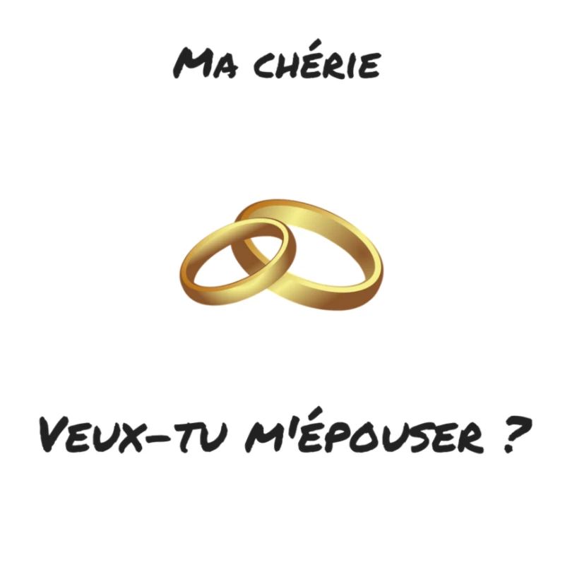 demande en mariage / Engagement