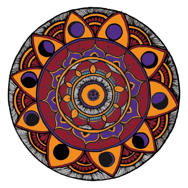 Mandala Blüte