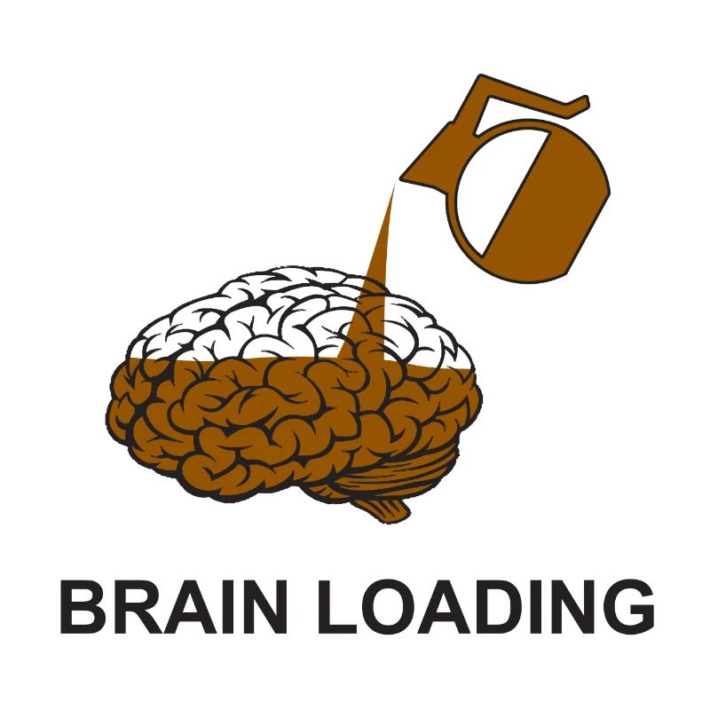Brain loading by coffee