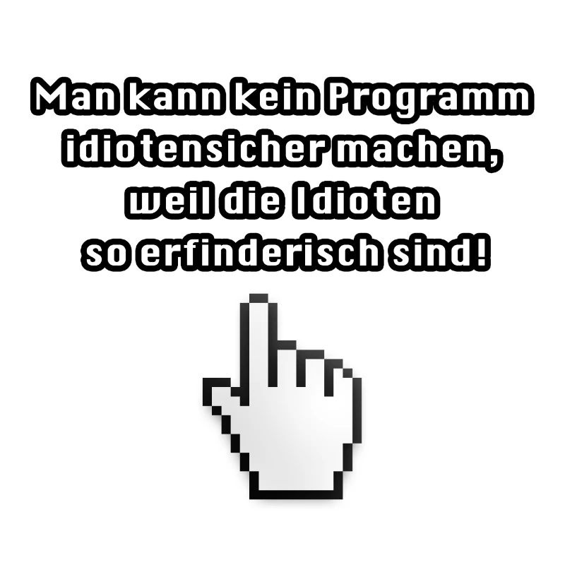 Computer saying funny operation