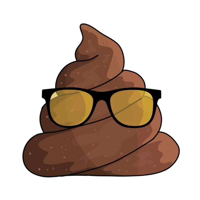 Cooles Häufchen mit Cooler Brille