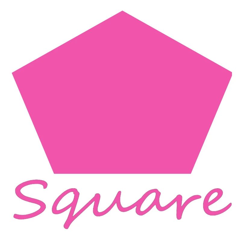 Falsches rosa Quadrat