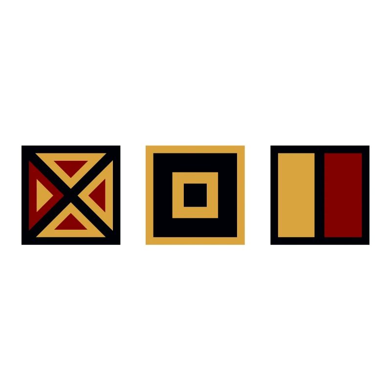 Abstraktes, geometrisches Muster