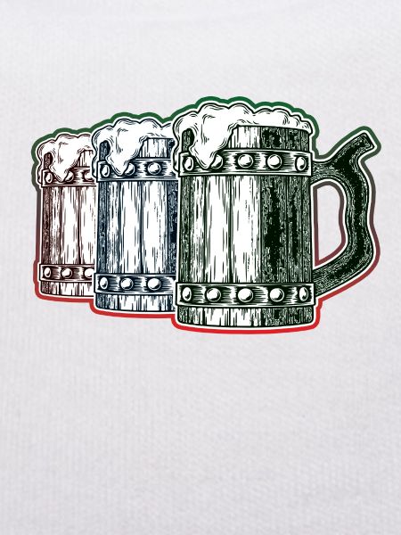 Full beer mugs
