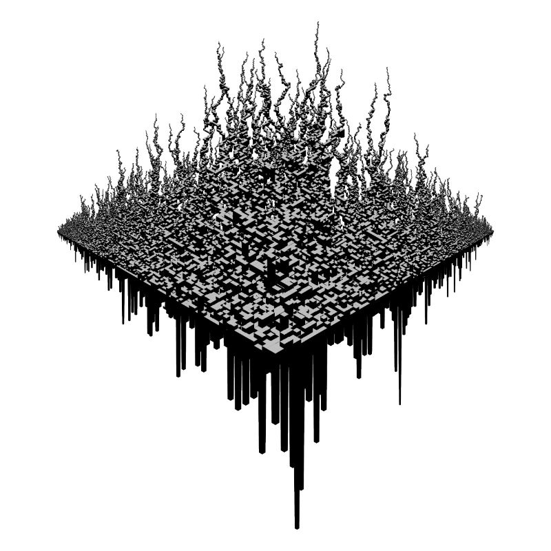 Techno Cube Abstract Art