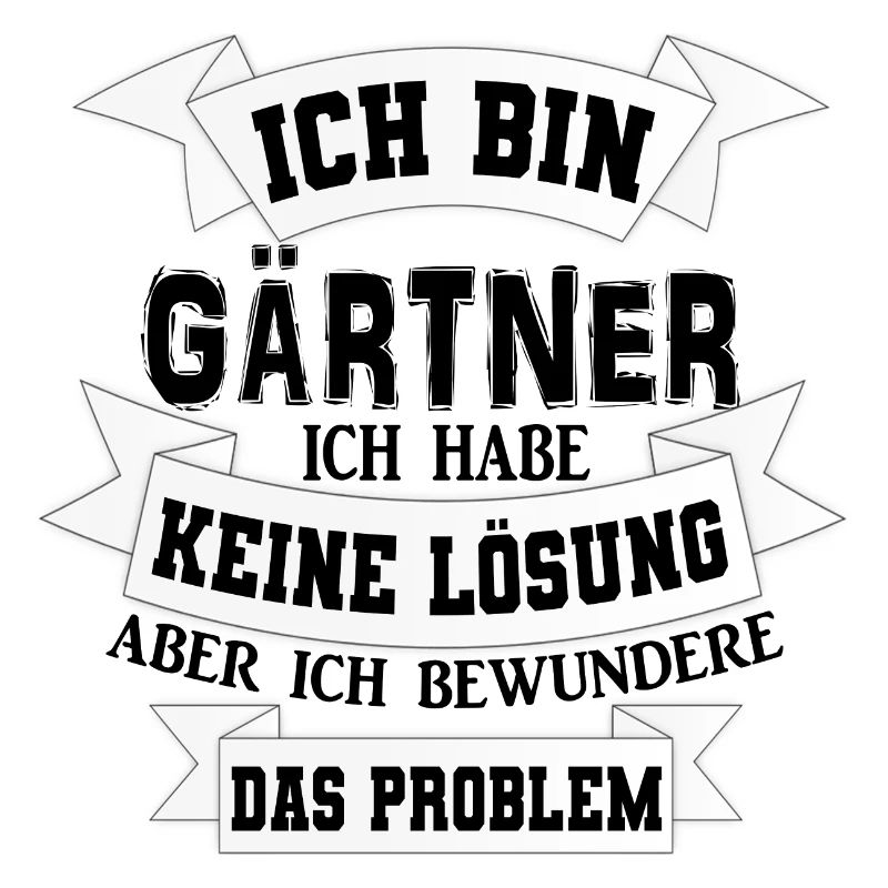Gärtner Garten Spruch Geschenkidee