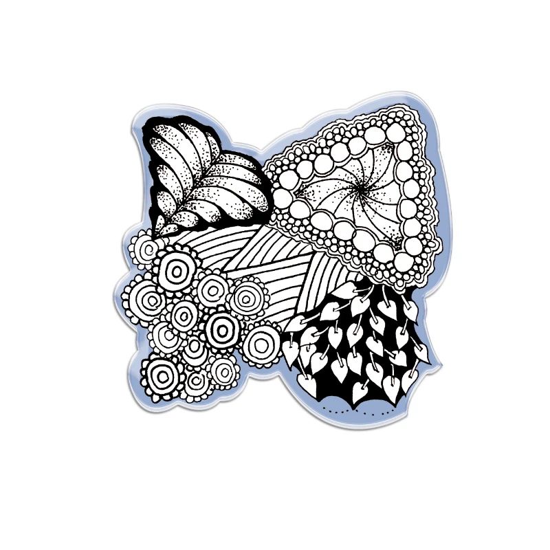 Zentangle flower pattern contest