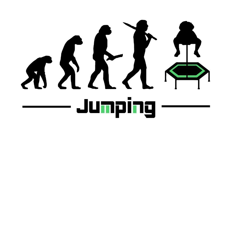 jumping trampolin girl jumpen Evolution Geschenk