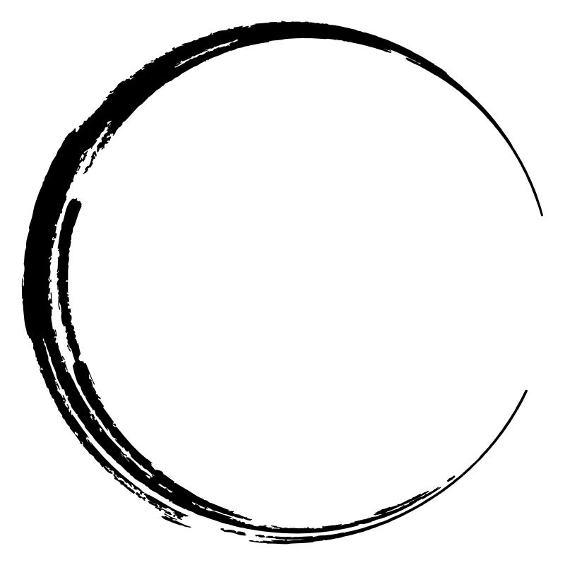 Symbole cercle de grunge forme