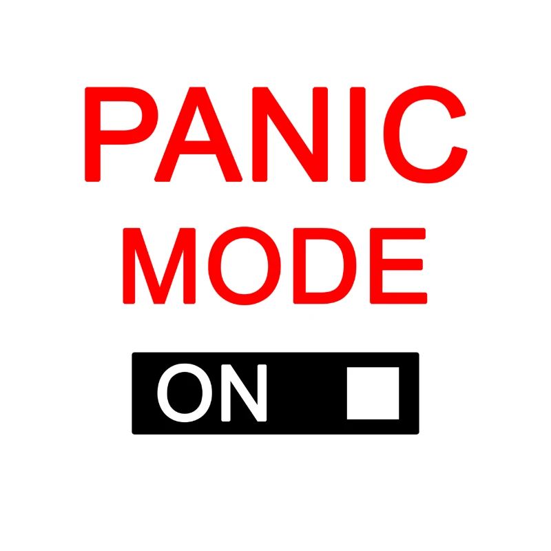 Mode panique sur le mode panique échapper échapper échapper