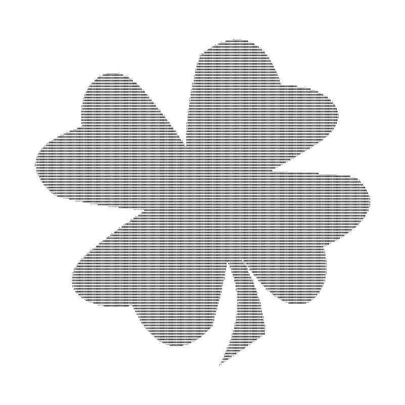ASCII Cloverleaf