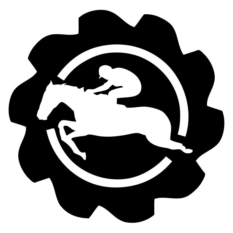 horse riding horse logo banniere buffer horses