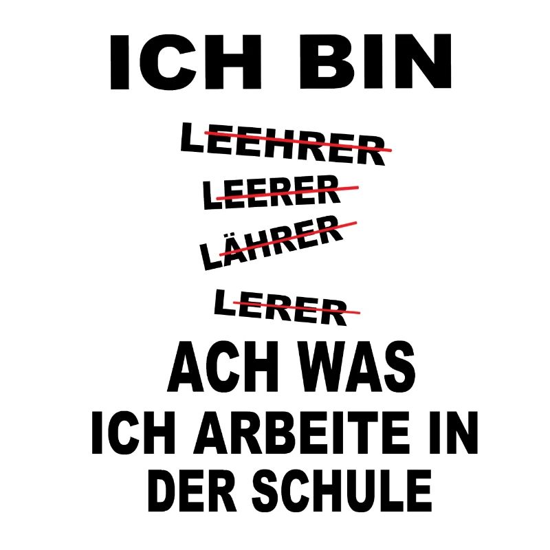Ich bin Lehrer