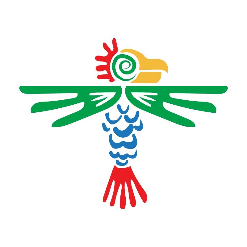 Aztec symbol eagle tribal design gift idea