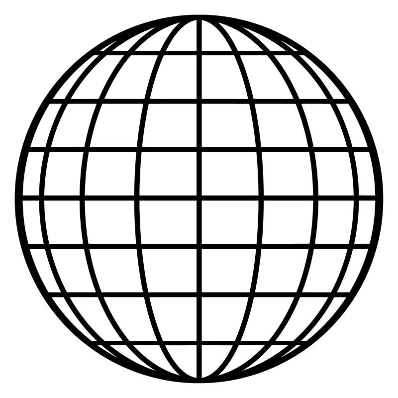 Sphere Globe Circle Round Geometric Shape
