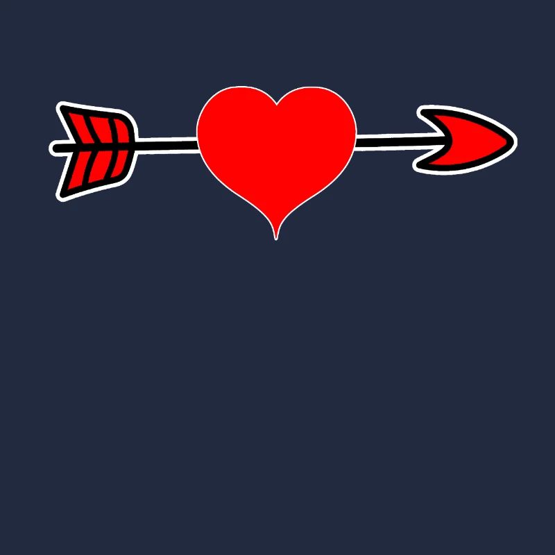 Pfeil Durch Herz Liebe Romantisch Amor Geschenk