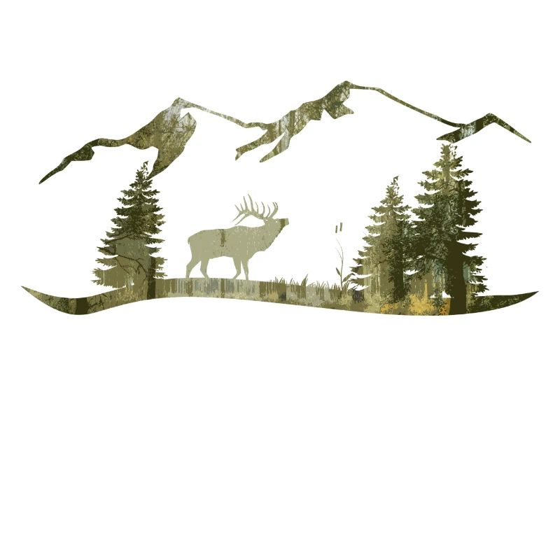 Cerf dans la forêt