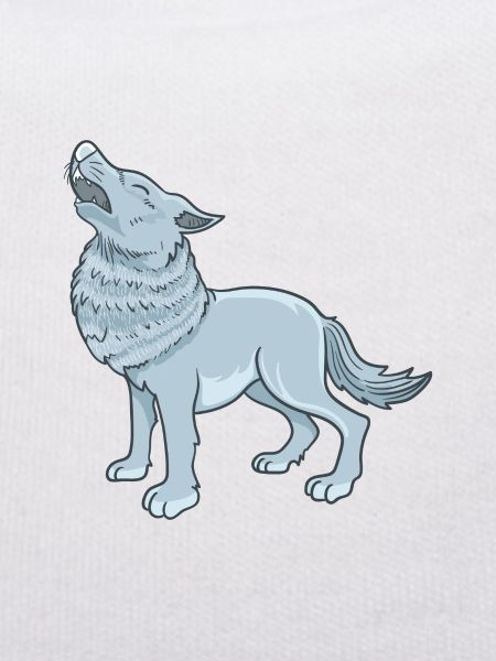 Cartoon wolf