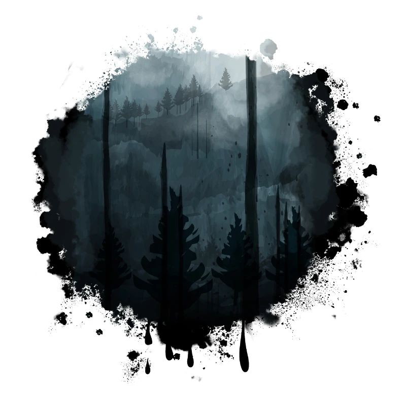 Dunkler Wald