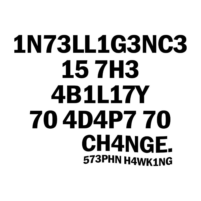 Inteligence Science Saying Physics Gift