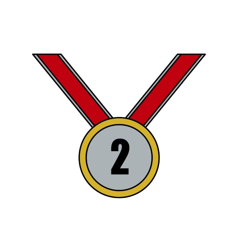 2. Platz Medaille