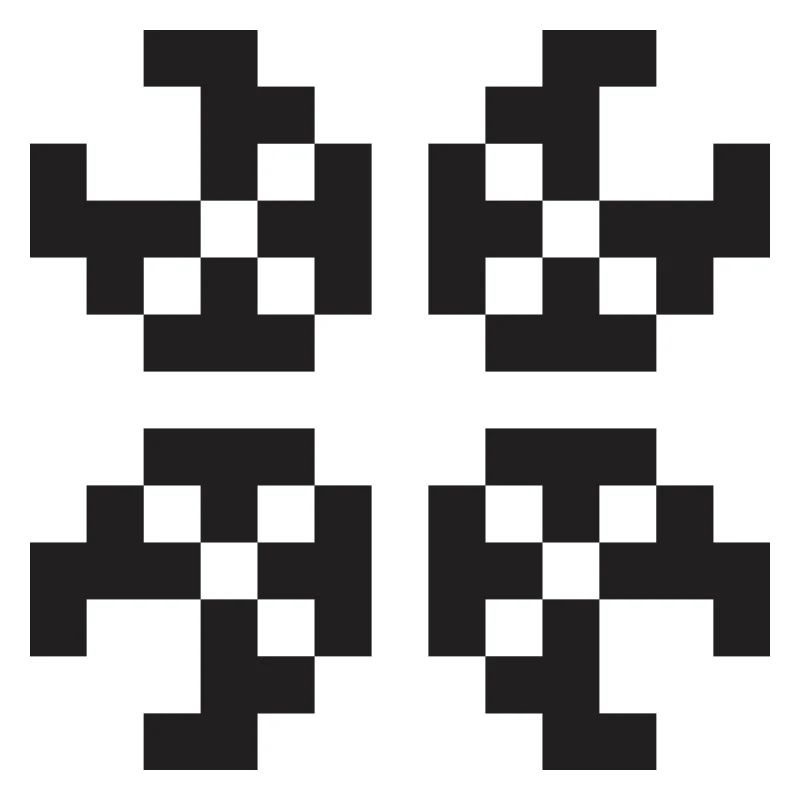 Pixel Figur Programmierer Webdesigner Geschenk