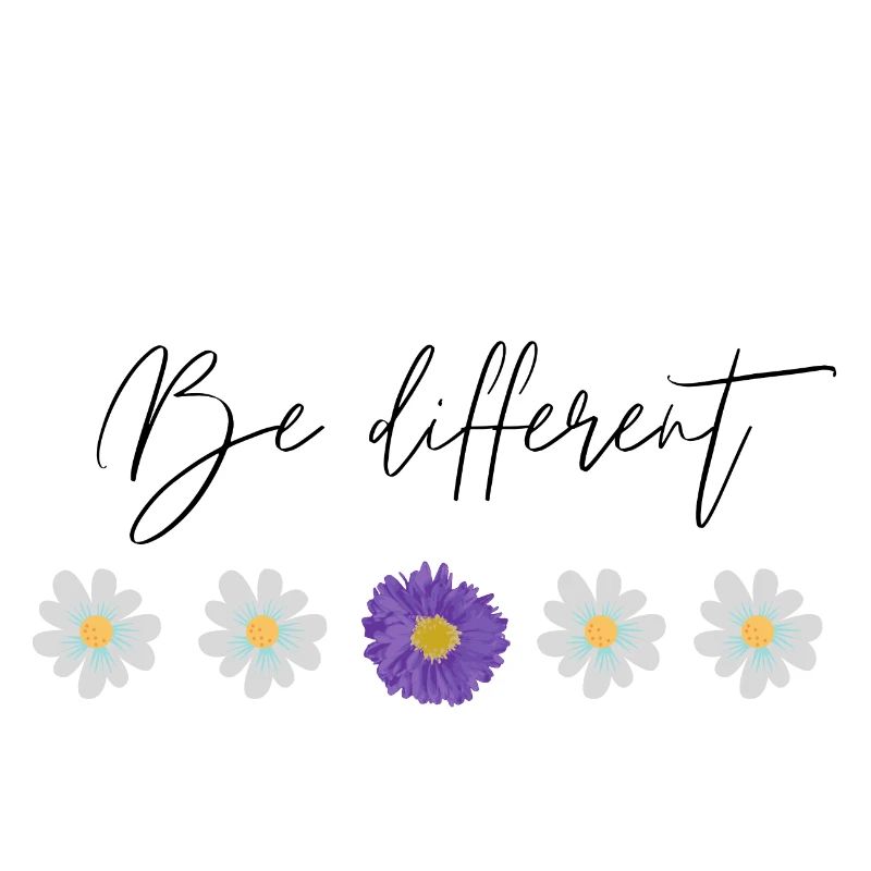 Be different