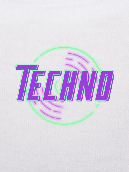 Techno Disque de néon