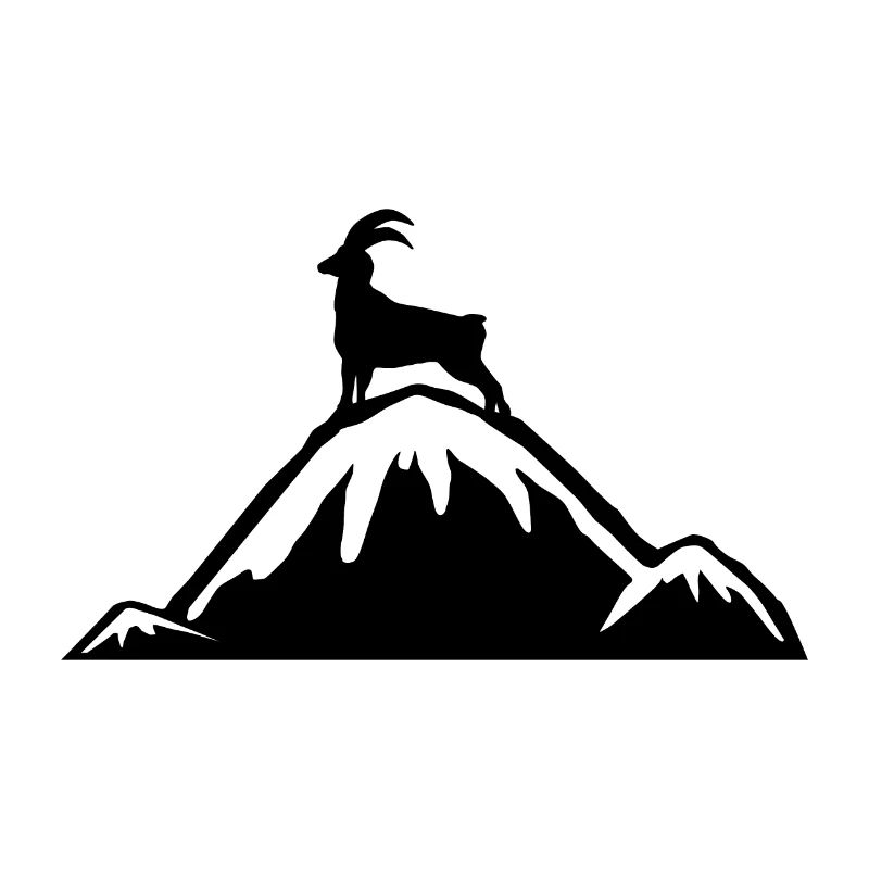 Alpen Steinbock Bergsteigen Geschenkidee