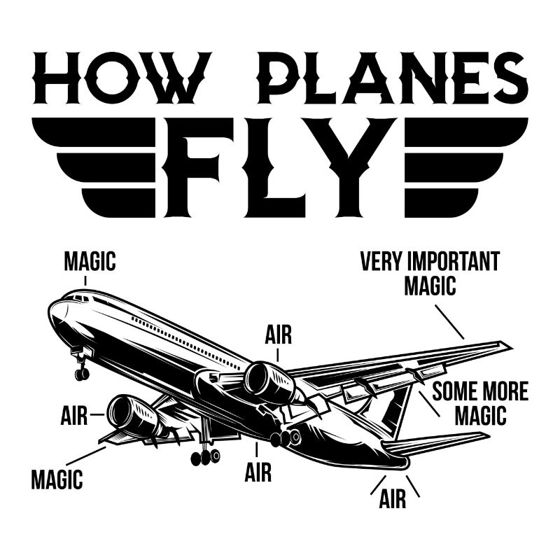 How planes fly Geschenk Pilot Flugzeug Copilot