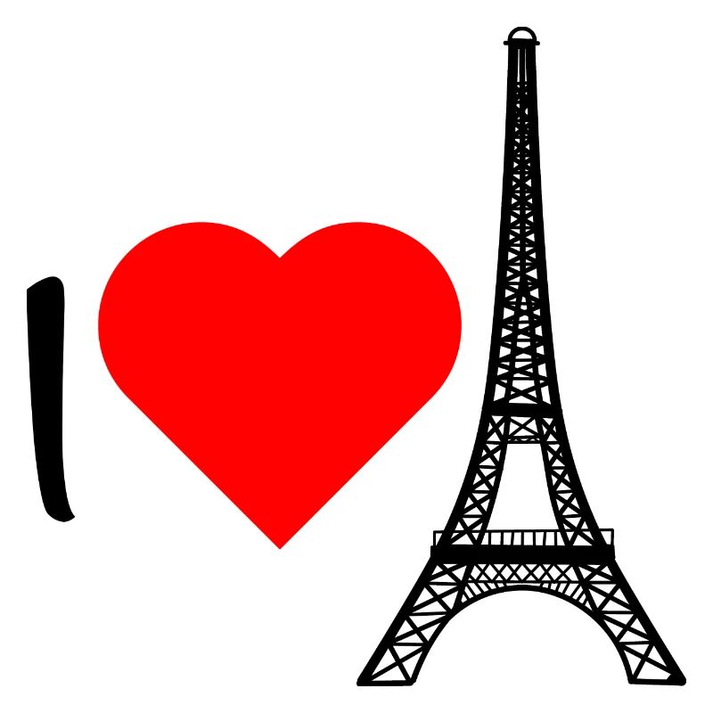 Ich liebe den Eiffelturm.
