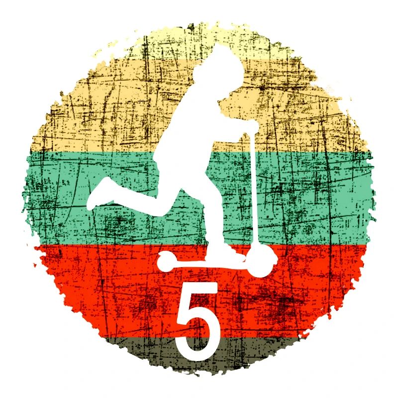 Kinder 5 Geburtstag Retro Roller Scooter Mädchen