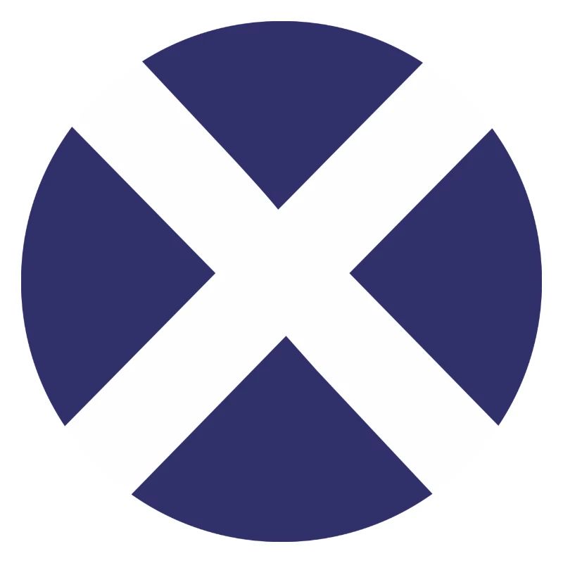 cible du drapeau écossais