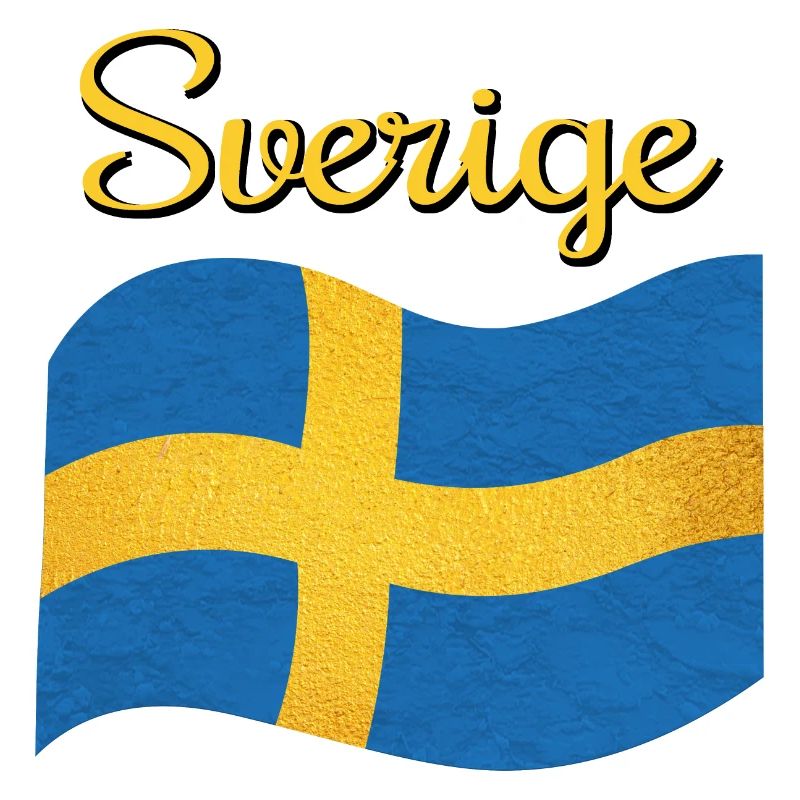 Le drapeau de la Suède Sverige