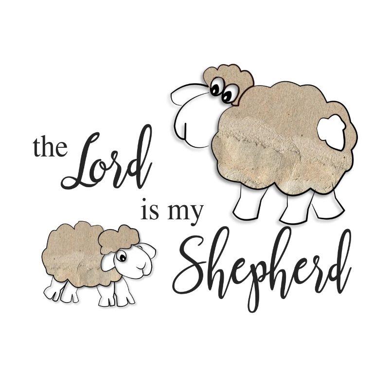 Conception chrétienne Le Seigneur est mon berger