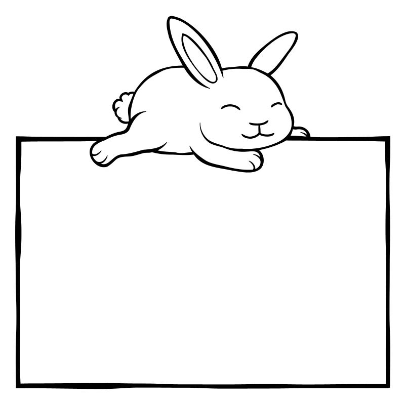 Rabbit sleeps shield