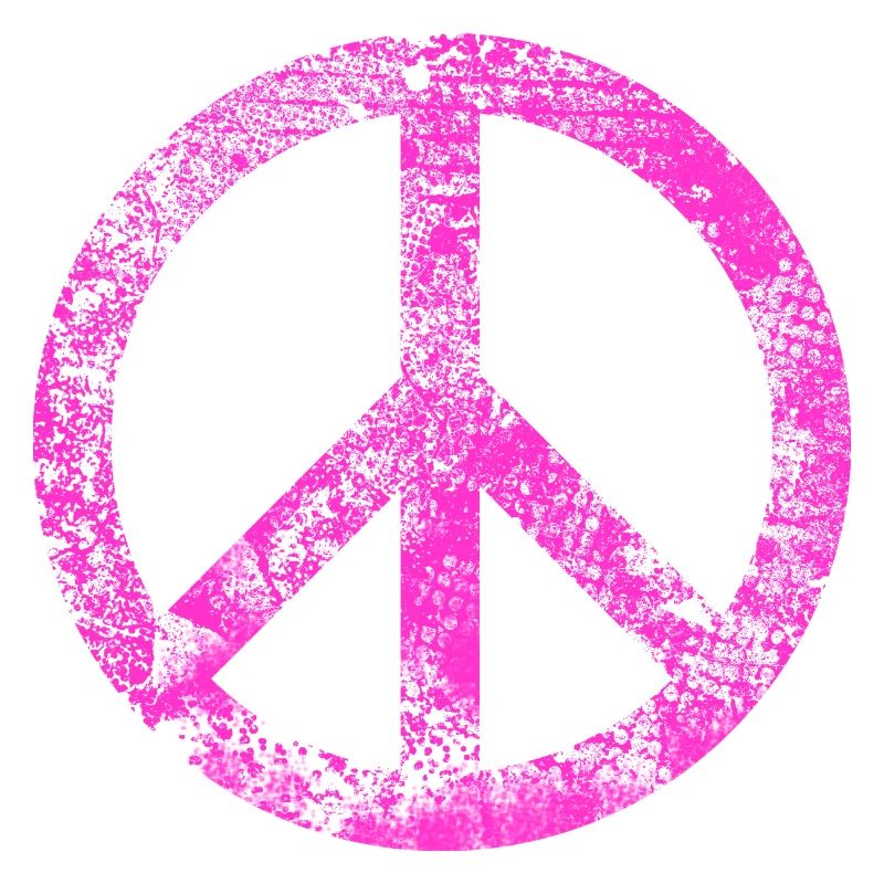 Signe de paix Pacifiste Peace Graffiti Grunge utilisé
