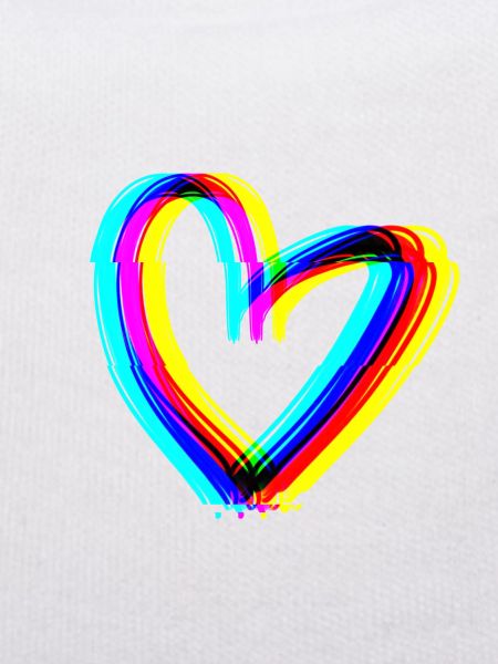 herz effekt 3d symbol liebe