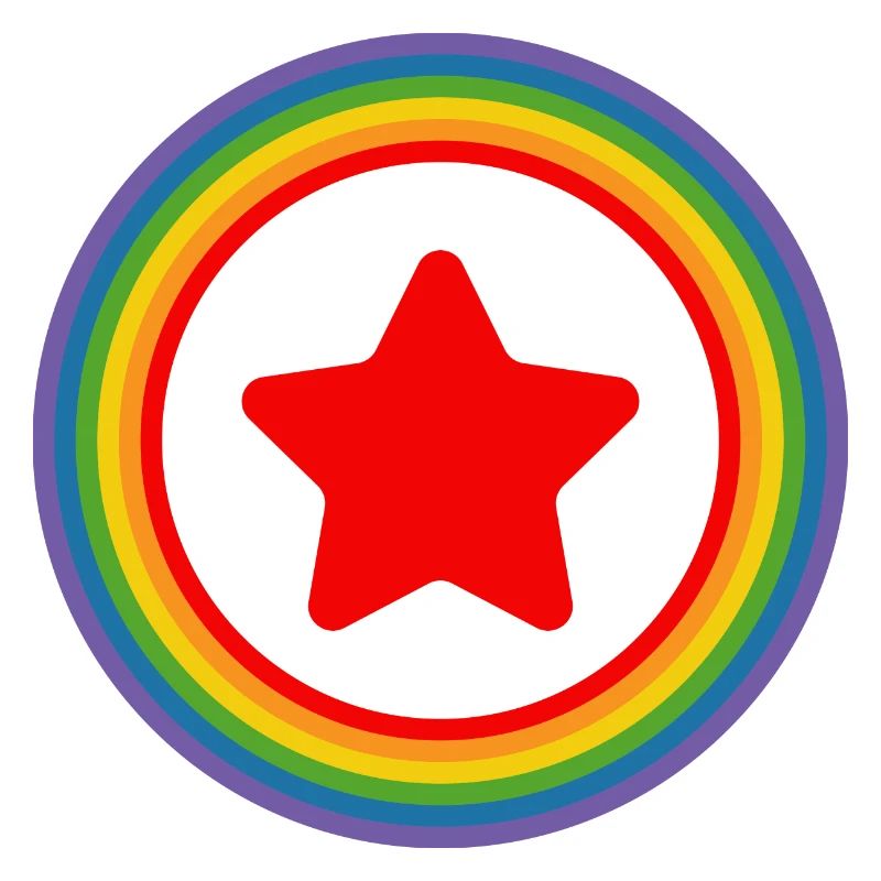 Regenbogen round stern